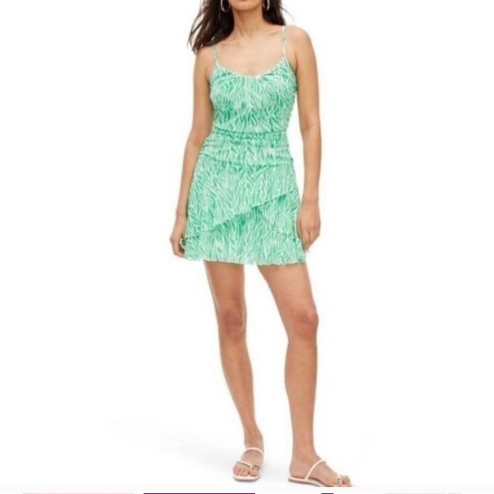 NWT DVF for Target Mesh Patterned Mini Dress With Straps Collector Item